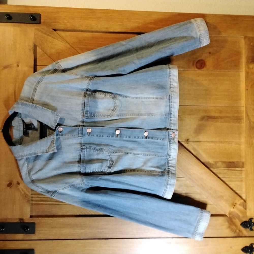 Lane Bryant Blue Denim Jacket Size 22